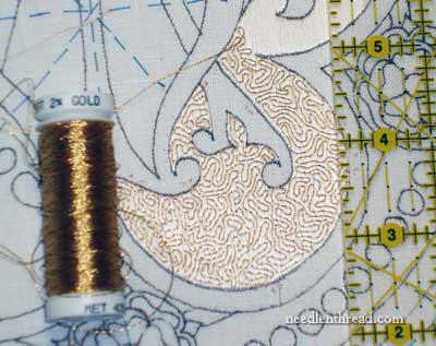 Flat Silk & Goldwork Embroidery