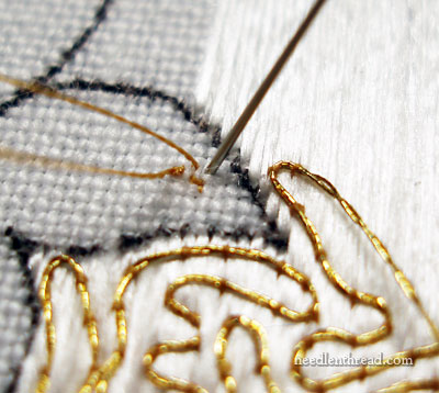 Flat Silk & Goldwork Embroidery