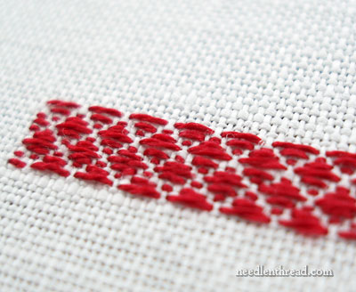 Scotch darning stitch - Practical Embroidery