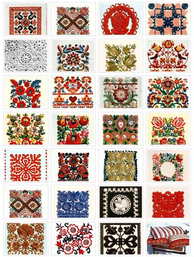 Hungarian Embroidery Examples