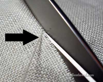 Cutting Fabric on the Grain