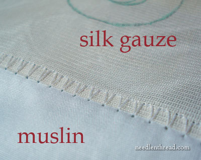 Silk Gauze for Miniature Embroidery