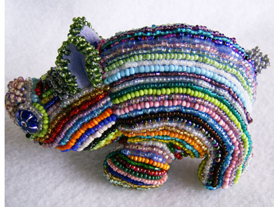 Bead Embroidery Sculpture