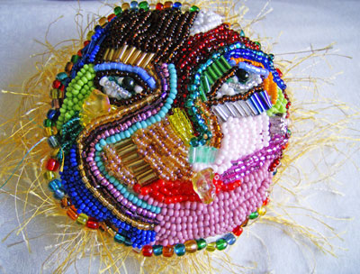 Bead Embroidery Sculpture