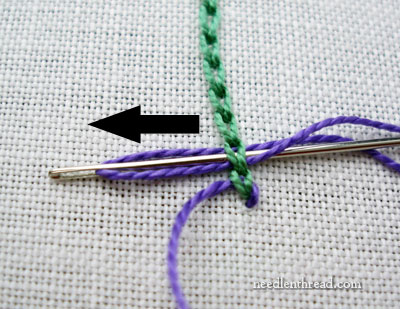 Whipped Chain Stitch