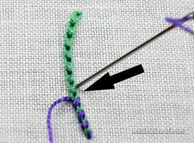 Whipped Chain Stitch