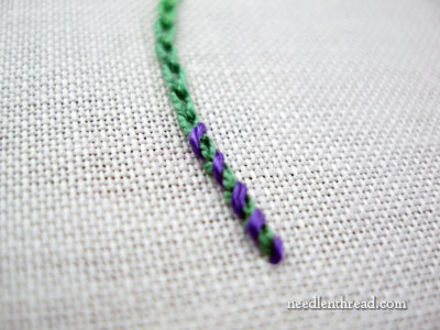 Whipped Chain Stitch