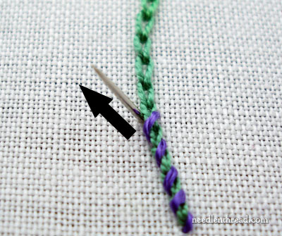Whipped Chain Stitch