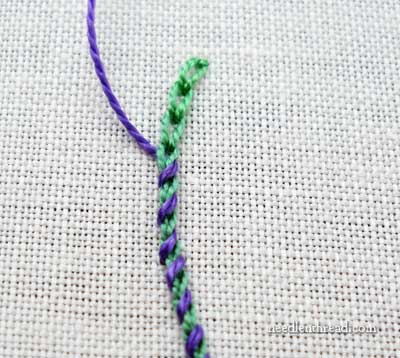 Whipped Chain Stitch