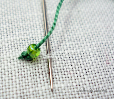 Stitch Play: Beaded Palestrina Stitch