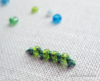 Stitch Play: Beaded Palestrina Stitch