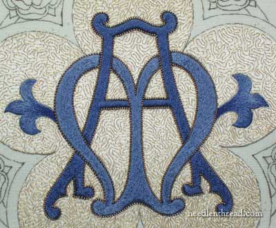 Goldwork and Silk Church Embroidery - Marian Design