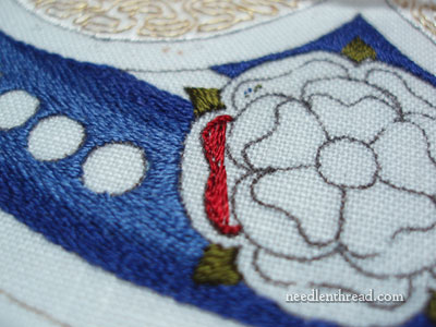 Ecclesiastical embroidery: Goldwork on Silk Hand Embroidery