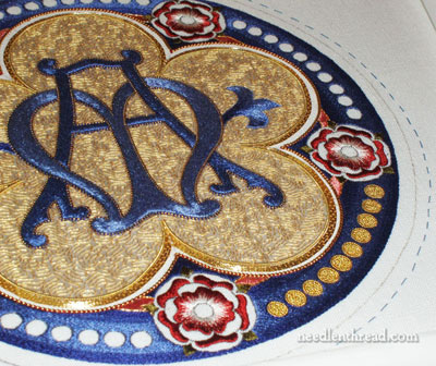 Marian Medallion Church Embroidery Project