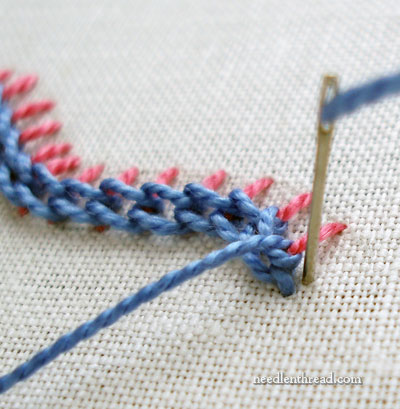 Stitch Play: Raised Stem Stitch – NeedlenThread.com