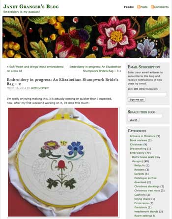 Janet Granger Embroidery Blog