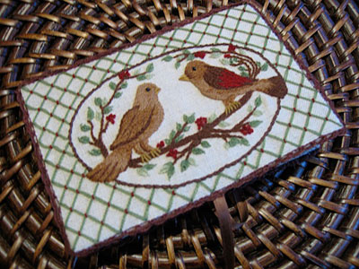 Nesting Place - Hand Embroidered Needlebook