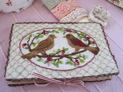 Nesting Place - Hand Embroidered Needlebook