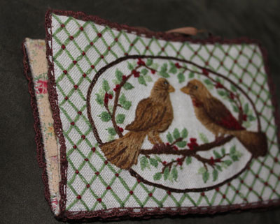 Nesting Place - Hand Embroidered Needlebook
