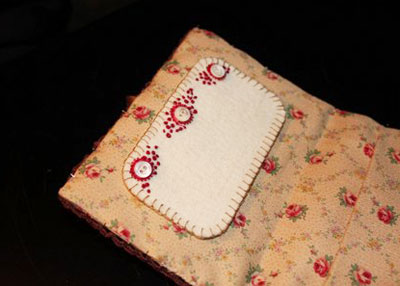 Nesting Place - Hand Embroidered Needlebook