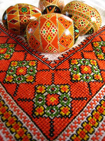 Ukrainian Easter Eggs and Hand Embroidery