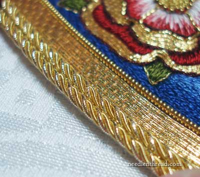 Appliquéing Embroidery to Ground Fabric
