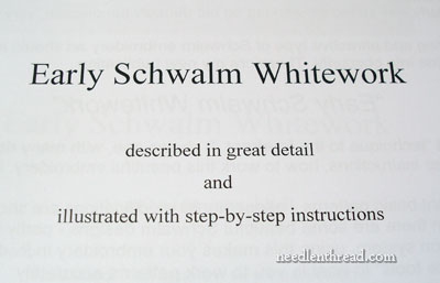 Early Schwalm Whitework