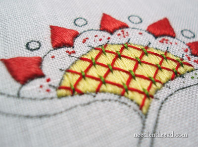 Satin Stitch Embroidery