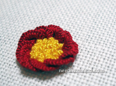 Cast-On Stitch Flower