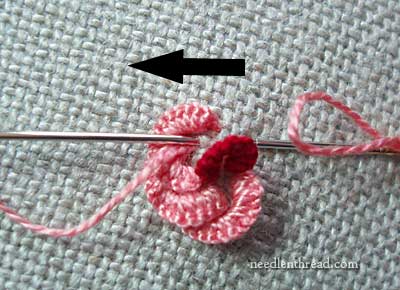 Cast-On Stitch Rose