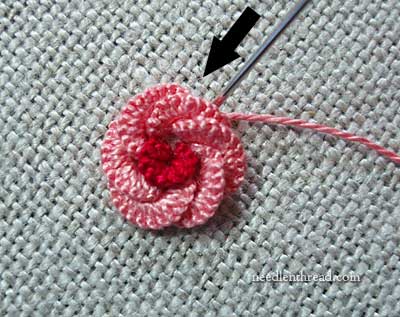 Cast-On Stitch Rose