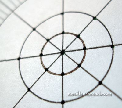 Polar Graph Paper for Embroidery Measurements