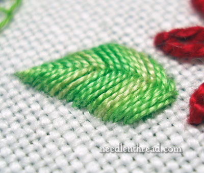 Raised Fishbone Stitch