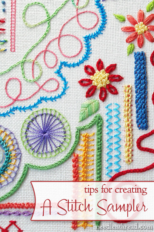 Random Embroidery Stitch Samplers