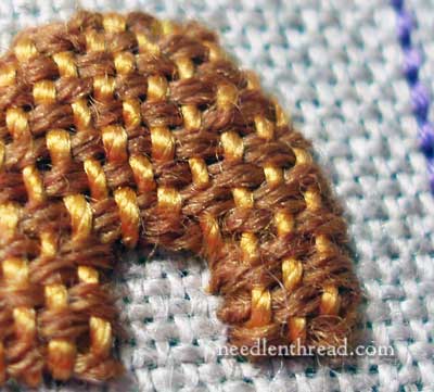 Wool/silk embroidery yarn