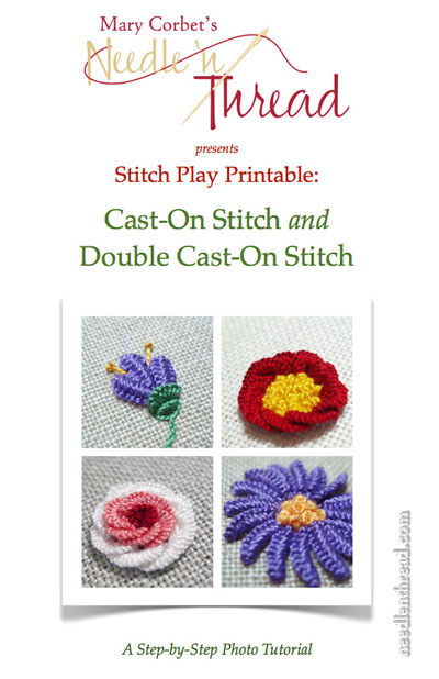 Stitch Play Printable: Cast-On Stitch and Double Cast-On Stitch