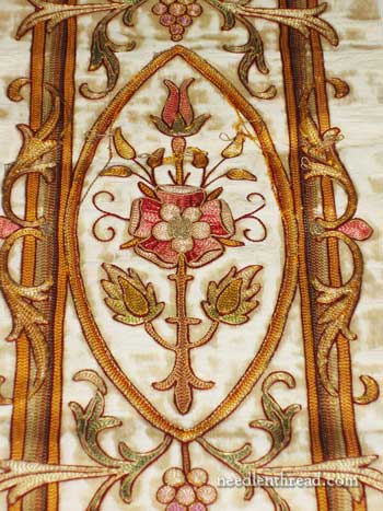 Goldwork & Silk Tambour Embroidery on Vestment