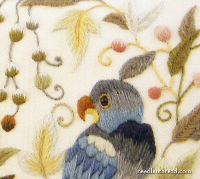 The Crewel Work Company ~ Jacobean Peacock Crewel Embroidery Kit