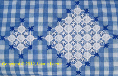 Gingham Lace, Depression Lace, Snowflake Lace, Chicken Scratch Embroidery