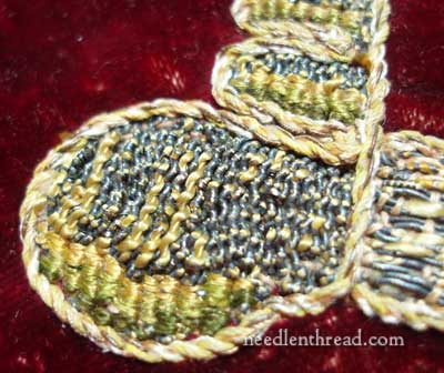 Goldwork on Velvet