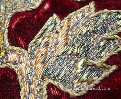 Old Goldwork on Velvet