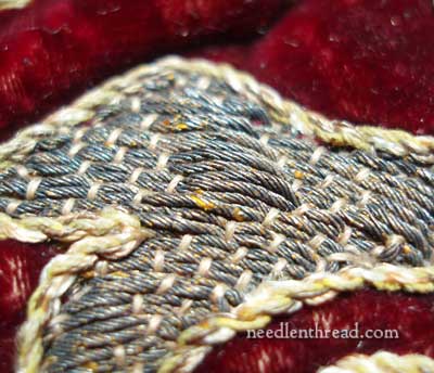 Old Goldwork on Velvet