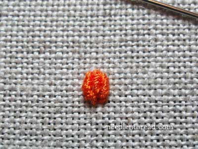 How To Embroidery a Small Pumpkin