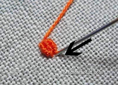 How To Embroidery a Small Pumpkin