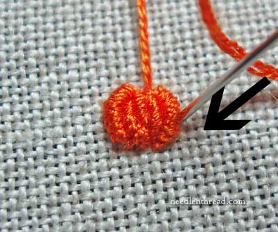 How To Embroidery a Small Pumpkin