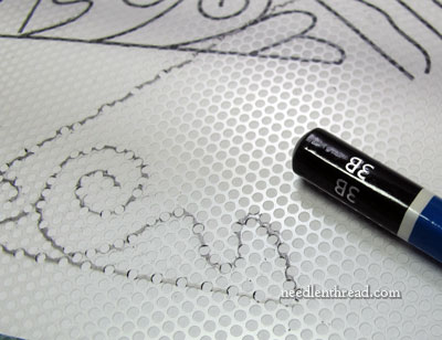 Transferring Embroidery Designs with Spray Starch –