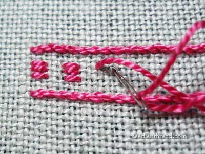 Guilloche stitch