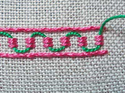 Guilloche stitch