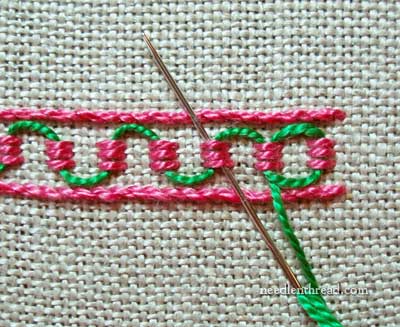 Guilloche stitch