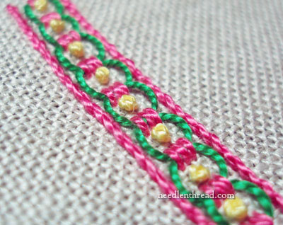 Guilloche stitch